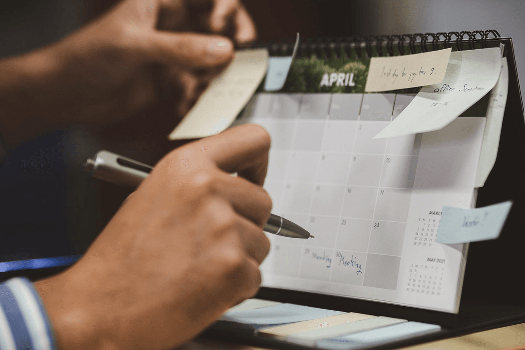 Editorial calendar