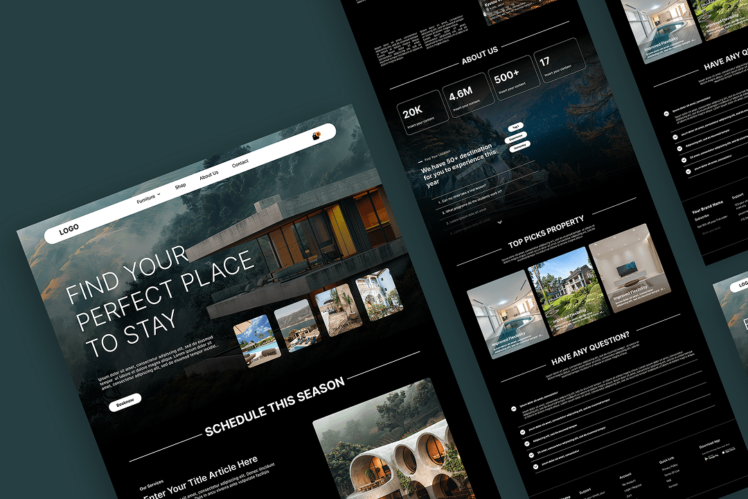 Landing pages